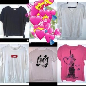 T-shirt bundle of 5